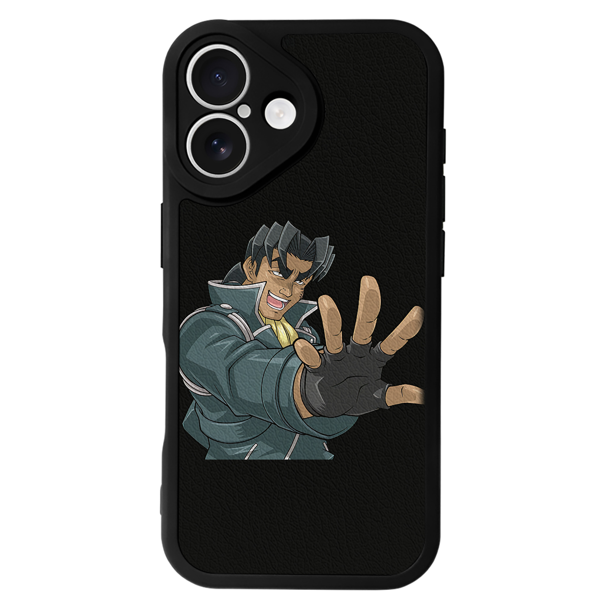 遊☆戯☆王 Yu-Gi-Oh! 【iPhone 16シリーズ対応】シリコンスマホケース（レザー調） 材質：シリコン